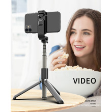 360 Extendable Pole Lightweight Aluminum Foldable Camera Selfie Stick Tripod